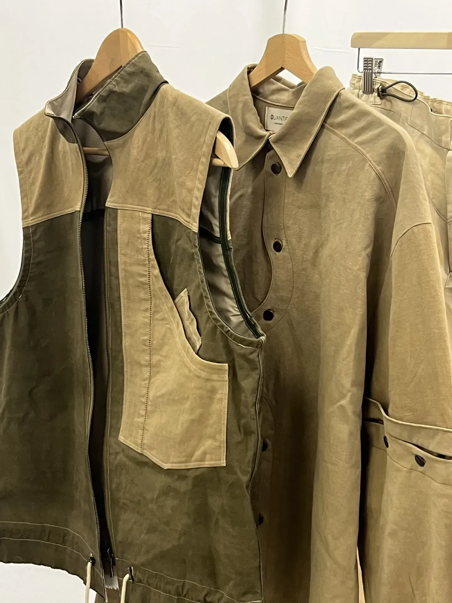 Collection vestes rack