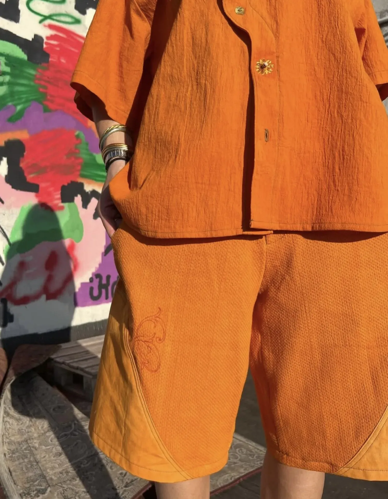 Lookbook ensemble orange